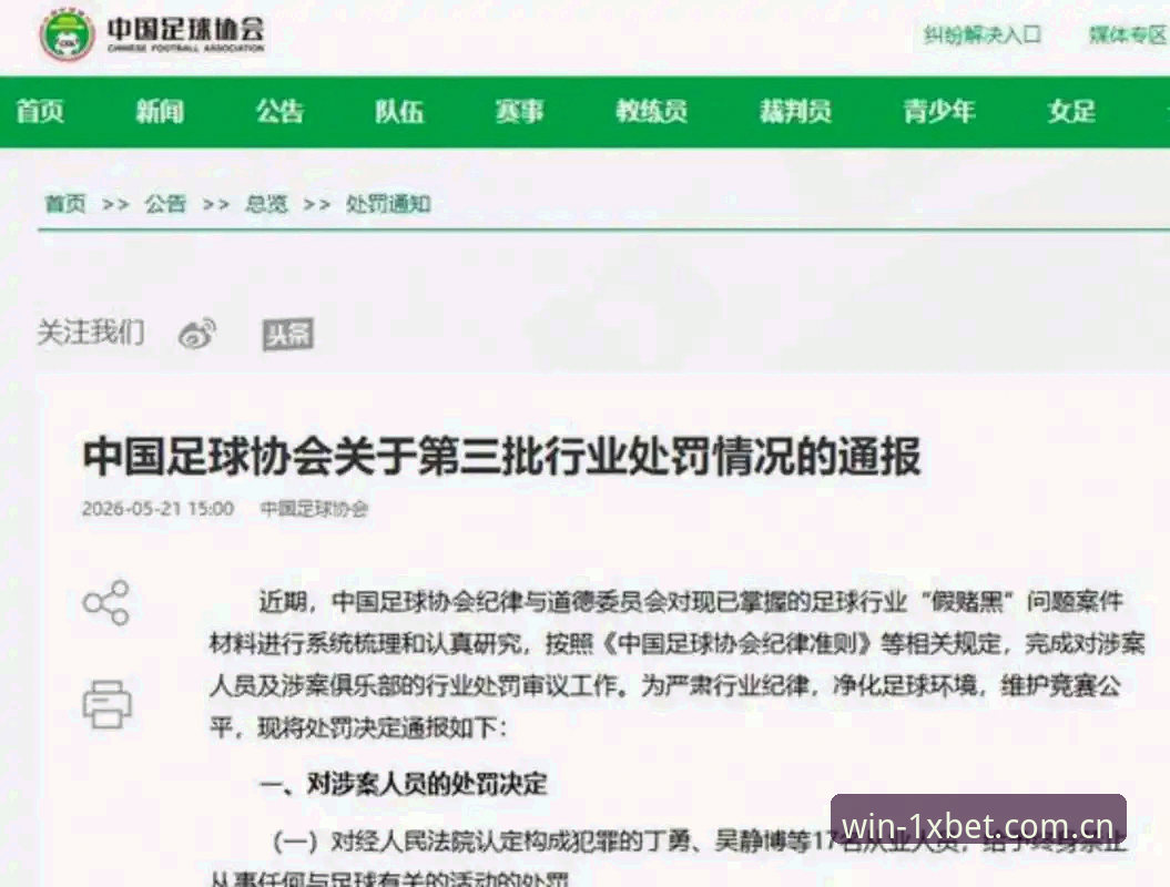 xbet客户端 为什么中国足协第三批禁足名单引发如此大的震动?